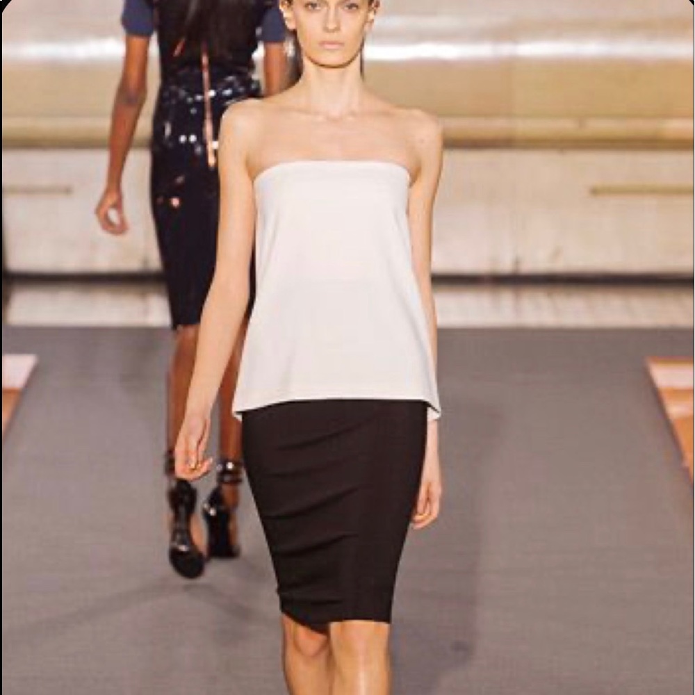 Cedric Charlier Black and White Dress